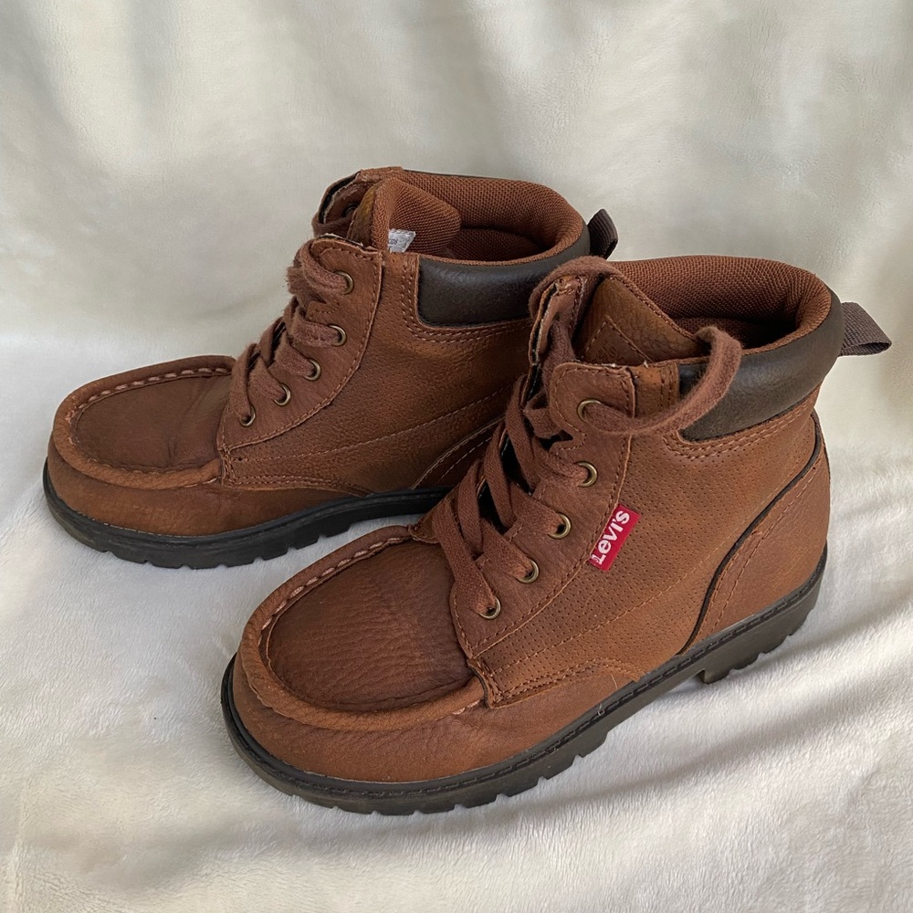 Levi's Kids Brown Lace-Up Boots